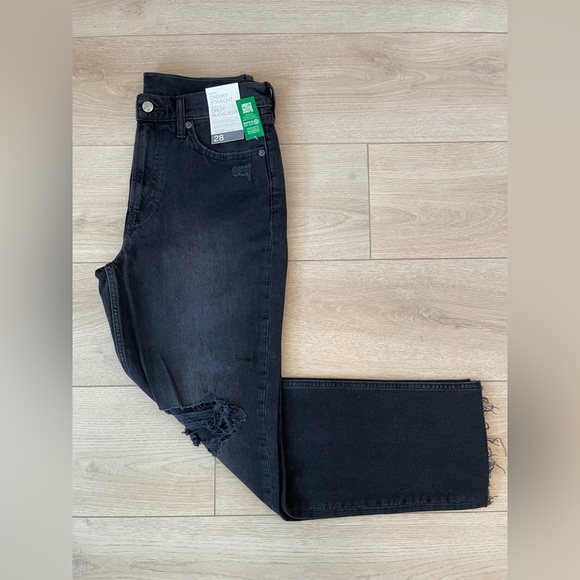 Gap High Rise Cheeky Straight Jeans 28 - Picture 1 of 5